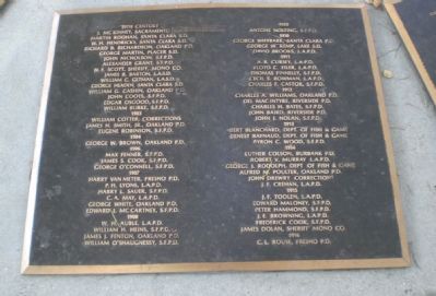 California Peace Officers' Memorial - Plaque with Sheriff Dolan's name image. Click for full size.