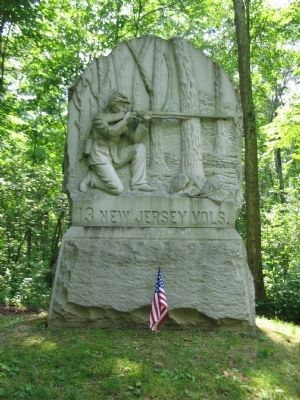 13th New Jersey Volunteers Monument image. Click for full size.