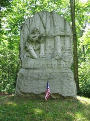 13th New Jersey Volunteers Monument. Click for full size. 13th New Jersey Volunteers Monument image. Click for full size.