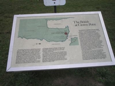 The British at Crown Point Marker image. Click for full size.