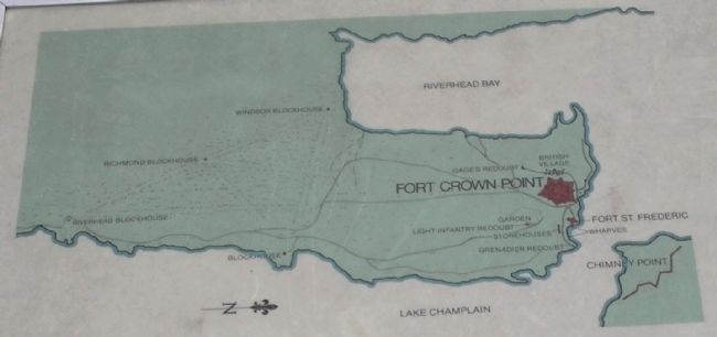 Crown Point Area Map from Marker image. Click for full size.