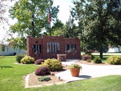 Sidell Veterans War Memorial Marker image. Click for full size.