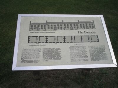 The Barracks Marker. Click for full size. The Barracks Marker image. Click for full size.