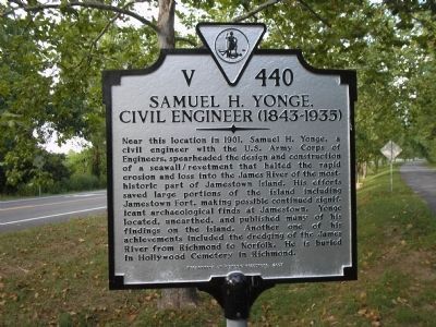 Samuel H. Yonge, Civil Engineer (1843-1935) Marker image. Click for full size.
