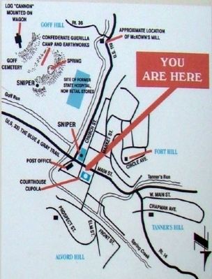 Closeup of Map Reproduced on Marker image. Click for full size.