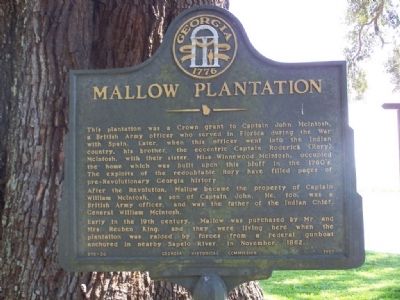 Mallow Plantation Marker image. Click for full size.