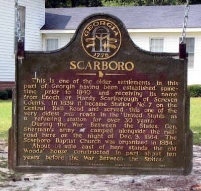 Scarboro Marker image. Click for full size.