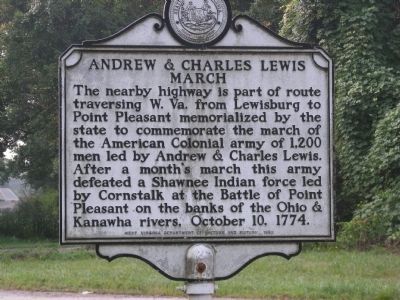 Andrew & Charles Lewis March Marker. Click for full size. Andrew & Charles Lewis March Marker image. Click for full size.