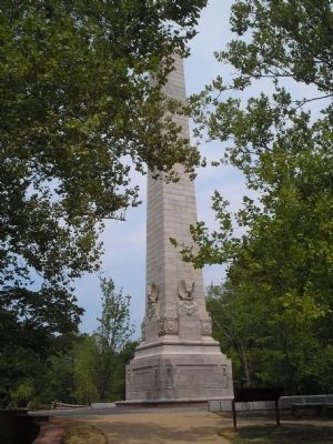 Monument in Jamestown National Historical Park image. Click for full size.