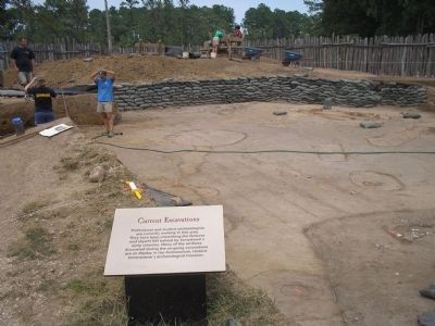 Current Excavation of Fort image. Click for full size.