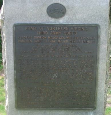 Pender's Division Tablet. Click for full size. Pender's Division Tablet image. Click for full size.