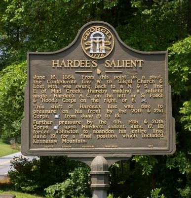 Hardee's Salient Marker. Click for full size. Hardee's Salient Marker image. Click for full size.