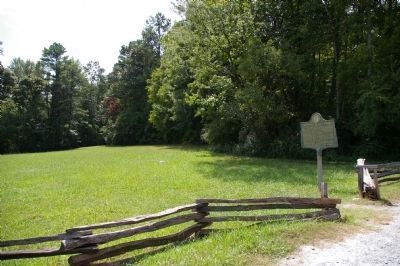 Federal 15th Corps Marker (on the right) at Kennesaw Mountain National Battlefield image. Click for full size.