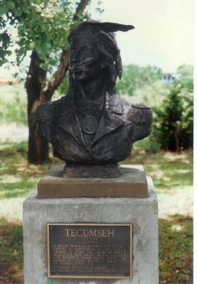 Tecumseh Marker. Click for full size. Tecumseh Marker image. Click for full size.