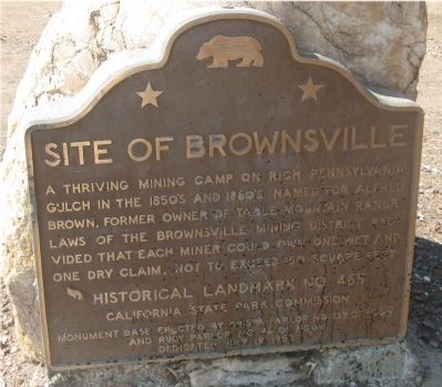 Site of Brownsville Marker image. Click for full size.