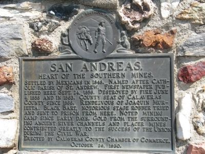 San Andreas Marker image. Click for full size.