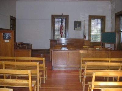 Court Room Where Black Bart was Tried, Convicted and Sentenced image. Click for full size.