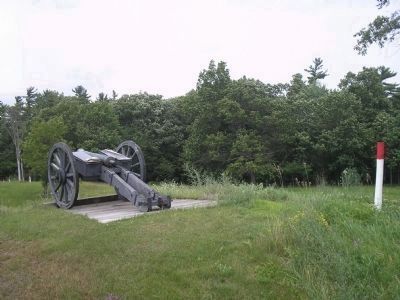 British Cannon at the Balcarres Redoubt image. Click for full size.