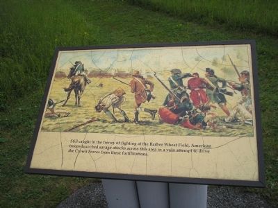 Americans Attack Marker. Click for full size. Americans Attack Marker image. Click for full size.