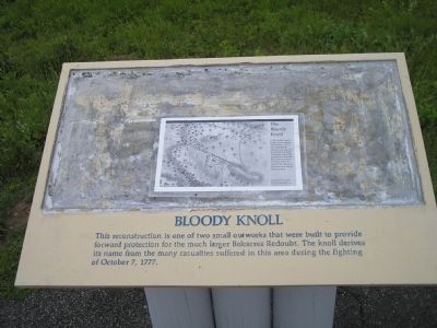 Bloody Knoll Marker. Click for full size. Bloody Knoll Marker image. Click for full size.