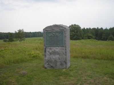 Marker on the Saratoga Battlefield. Click for full size. Marker on the Saratoga Battlefield image. Click for full size.