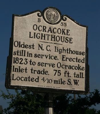 Ocracoke Lighthouse Marker image. Click for full size.
