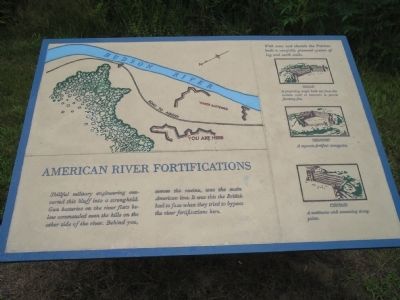 American River Fortifications Marker. Click for full size. American River Fortifications Marker image. Click for full size.