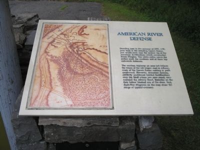 American River Defense Marker image. Click for full size.