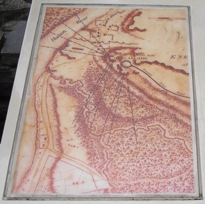 American River Defense Map from Marker image. Click for full size.