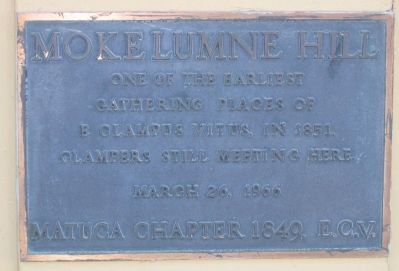 E Clampus Vitus Marker. Click for full size. E Clampus Vitus Marker image. Click for full size.
