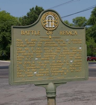 Battle of Resaca Marker image. Click for full size.