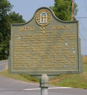 Battle of Resaca Marker image. Click for full size.