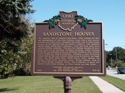 Sandstone Houses Marker image. Click for full size.