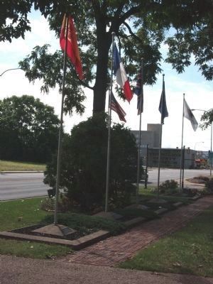 "Walk of Five Flags" image. Click for full size.