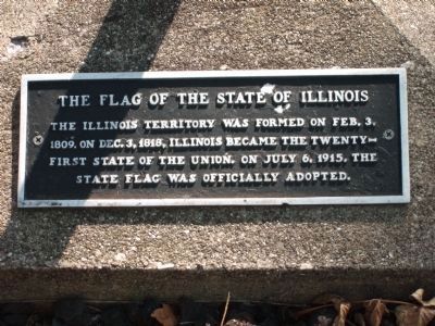 The Flag of the State of Illinois. Click for full size. The Flag of the State of Illinois image. Click for full size.
