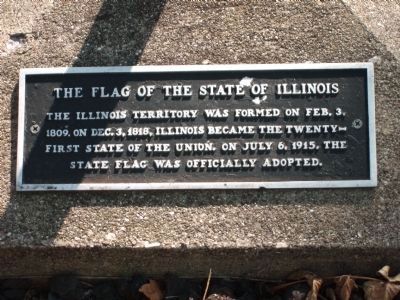 The Flag of the State of Illinois image. Click for full size.