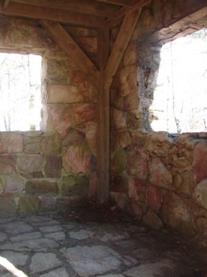 Inside the Fort Mountain State Park Stone Tower image. Click for full size.