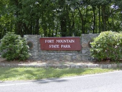 Fort Mountain State Park Entrance. Click for full size. Fort Mountain State Park Entrance image. Click for full size.