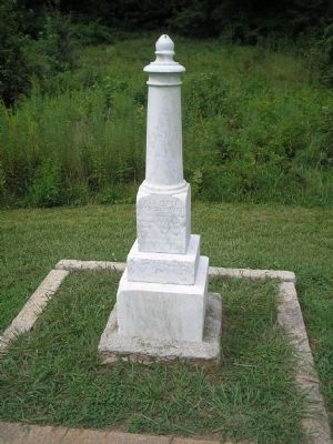 Col. Stewart Death Monument image. Click for full size.
