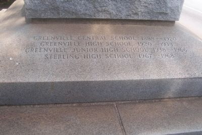 Prospect Hill Park Marker (South Face-Bottom Inscription). Click for full size. Prospect Hill Park Marker (South Face-Bottom Inscription) image. Click for full size.