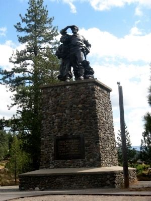 Donner Party Monument image. Click for full size.