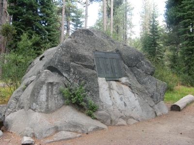 Murphy Cabin Rock and Marker image. Click for full size.