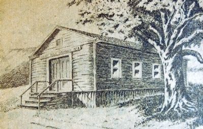 Sketch of First Grange Hall Building. Click for full size. Sketch of First Grange Hall Building image. Click for full size.