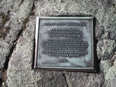 Stony Point Battlefield Marker. Click for full size. Stony Point Battlefield Marker image. Click for full size.