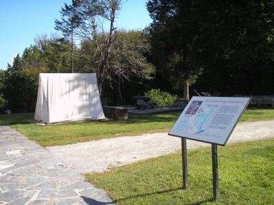 Marker on the Stony Point Battlefield image. Click for full size.