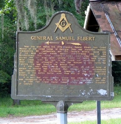 General Samuel Elbert Marker at its Original Location image. Click for full size.