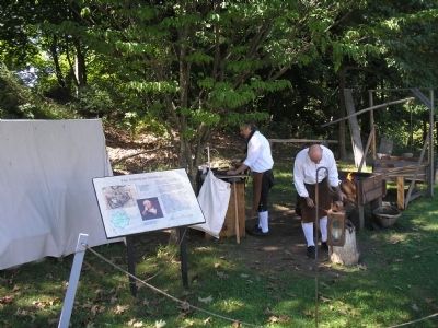 Blacksmith at the British Camp image. Click for full size.