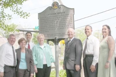 Linthicum Heights Marker. Click for full size. Linthicum Heights Marker image. Click for full size.