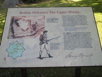 British Defenses: The Upper Works Marker image. Click for full size.