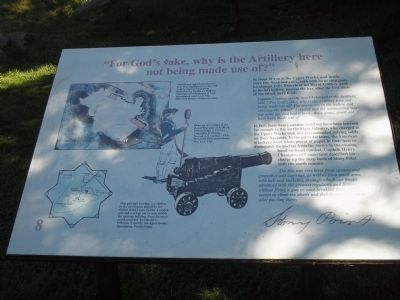 "For Gods sake, why is the Artillery here not being made use of?" Marker image. Click for full size.